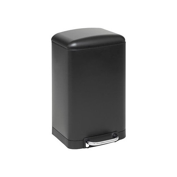 Poubelle à pédale Ariane 20 L métal noir