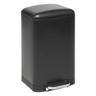 Poubelle à pédale Ariane 20 L métal noir