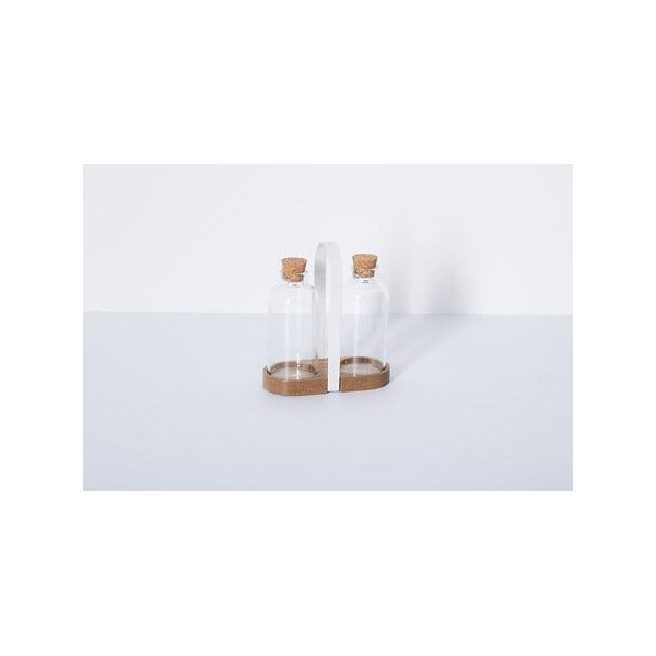Set bouteilles huile et vinaigre Harmony