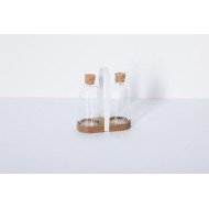 Set bouteilles huile et vinaigre Harmony