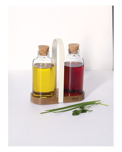 Set bouteilles huile et vinaigre Harmony