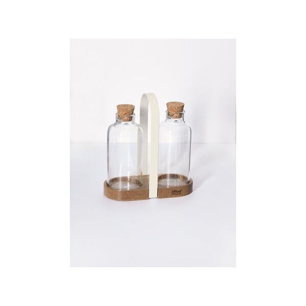 Set bouteilles huile et vinaigre Harmony
