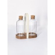 Set bouteilles huile et vinaigre Harmony