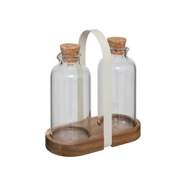 Set bouteilles huile et vinaigre Harmony
