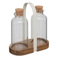 Set bouteilles huile et vinaigre Harmony