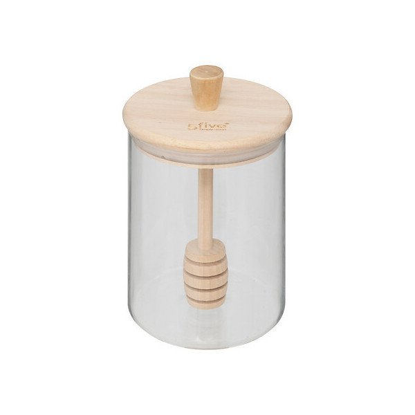 Pot à miel Hermet en verre avec cuillère