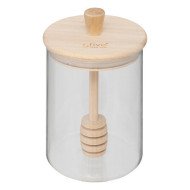 Pot à miel Hermet en verre avec cuillère