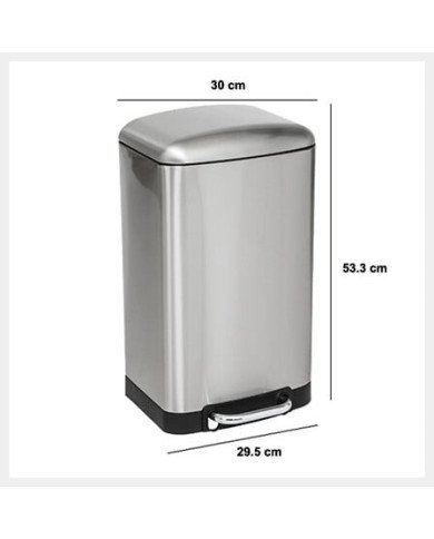 Poubelle à pédale Ariane 20 L inox