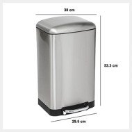 Poubelle à pédale Ariane 20 L inox