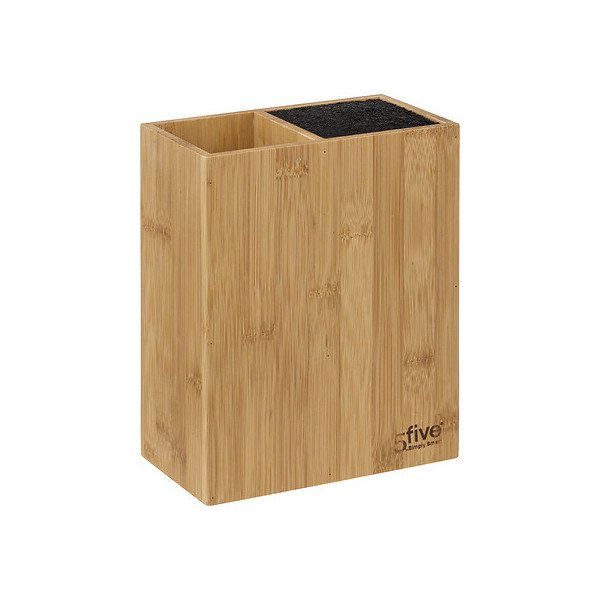 Bloc 5 couteaux et 5 ustensiles Blackbamboo