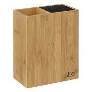 Bloc 5 couteaux et 5 ustensiles Blackbamboo