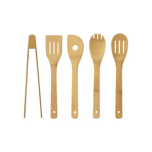 Bloc 5 couteaux et 5 ustensiles Blackbamboo