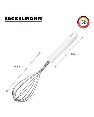 Fouet à œufs en PP/acier inoxydable 28cm Arcadalina - FACKELMANN Fouet à œufs en PP/acier inoxydable 28cm Arcadalina - FACKELMANN