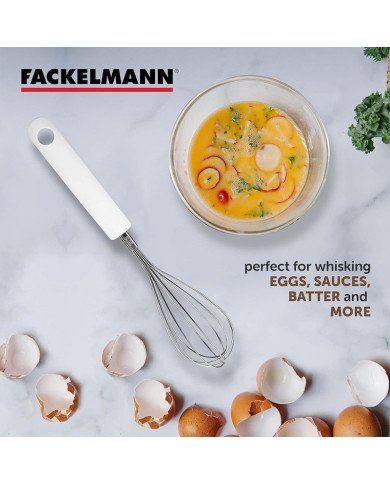 Fouet à œufs en PP/acier inoxydable 28cm Arcadalina - FACKELMANN Fouet à œufs en PP/acier inoxydable 28cm Arcadalina - FACKELMANN