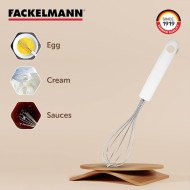 Fouet à œufs en PP/acier inoxydable 28cm Arcadalina - FACKELMANN Fouet à œufs en PP/acier inoxydable 28cm Arcadalina - FACKELMANN