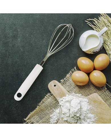 Fouet à œufs en PP/acier inoxydable 28cm Arcadalina - FACKELMANN Fouet à œufs en PP/acier inoxydable 28cm Arcadalina - FACKELMANN