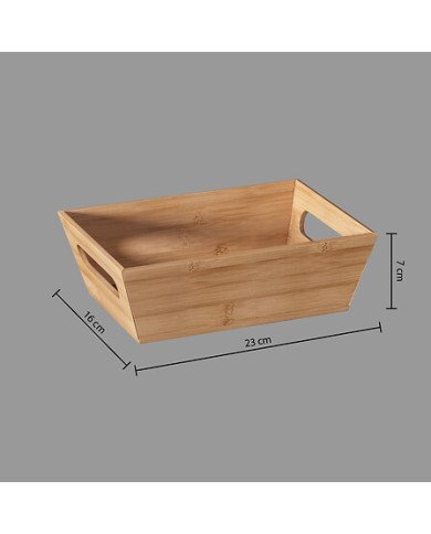 Corbeille à pain en bambou naturel