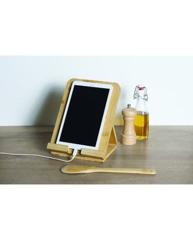 Support tablette en bambou