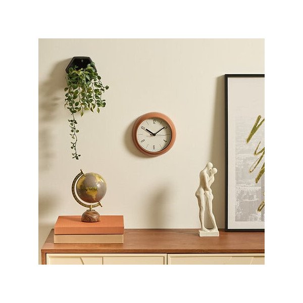 Horloge murale ronde design – Lecture facile