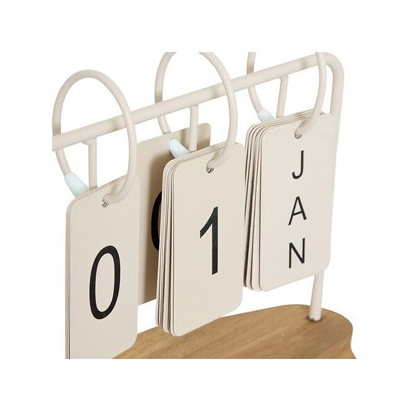 Calendrier décoratif en métal – Style industriel