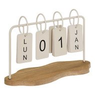 Calendrier décoratif en métal – Style industriel