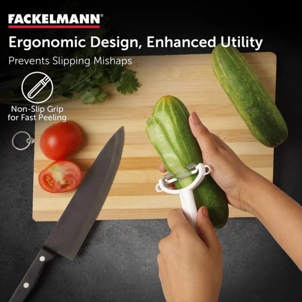 Éplucheur à légumes en acier inoxydable Arcadalina - FACKELMANN