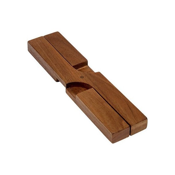 Dessous de plat croix en acacia