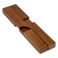 Dessous de plat croix en acacia