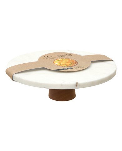 Présentoir à gâteaux marbre