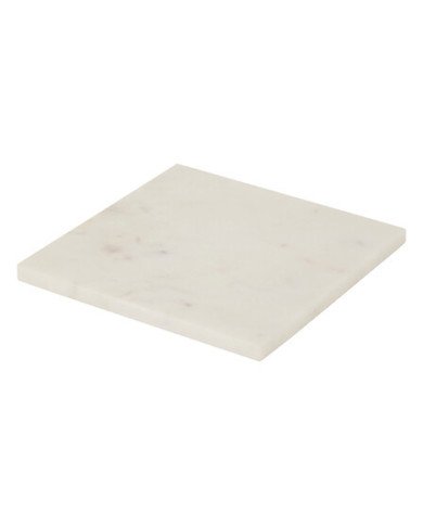 Dessous de plat en marbre blanc 19 x 19
