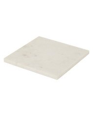 Dessous de plat en marbre blanc 19 x 19