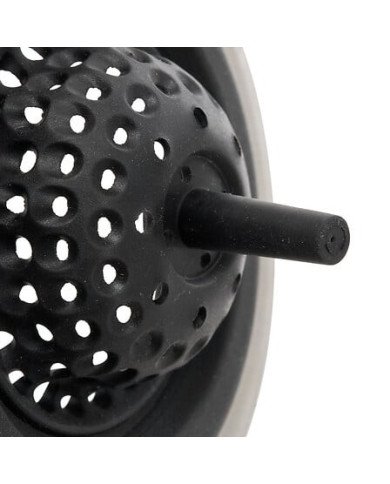 Grille d’évier Néo en inox et TPR gris