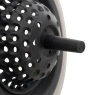 Grille d’évier Néo en inox et TPR gris