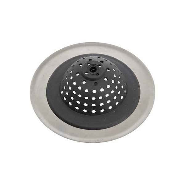Grille d’évier Néo en inox et TPR gris