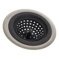 Grille d’évier Néo en inox et TPR gris