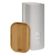 Boîte à riz Glassy 1,6 L avec couvercle bambou