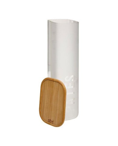 Boîte à pâtes Glassy 2,25 L avec couvercle bambou
