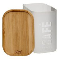 Boîte à café Glassy 875 ml avec couvercle bambou