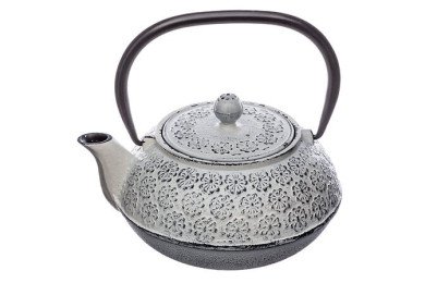 Théière en fonte blanche 1 L – Infusion longue durée