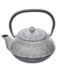 Théière en fonte blanche 1 L – Infusion longue durée