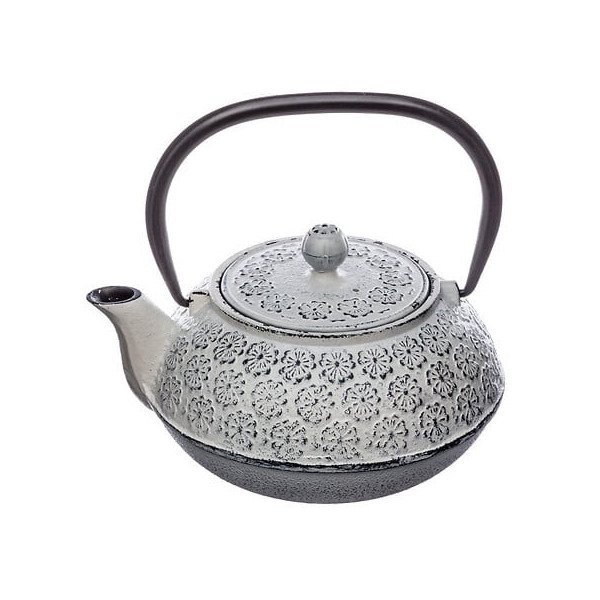 Théière en fonte blanche 1 L – Infusion longue durée