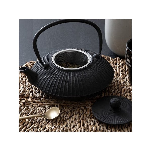 Théière en fonte noire 80 cl – Style japonais