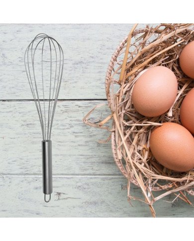 Fouet de cuisine et de pâtisserie en inox 30,5cm Elemental - FACKELMAN Fouet de cuisine et de pâtisserie en inox 30,5cm Elemental - FACKELMAN