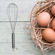 Fouet de cuisine et de pâtisserie en inox 30,5cm Elemental - FACKELMAN