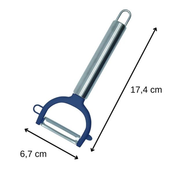 Rasoir à légumes éplucheur à légumes 17cm Elemental - FACKELMANN Rasoir à légumes éplucheur à légumes 17cm Elemental - FACKELMANN