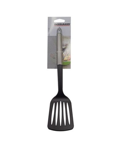 Spatule nylon manche inox 30cm Elemental - FACKELMANN