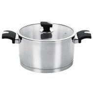 Faitout Ø 24cm en acier inxoydable Cosmos - TEM