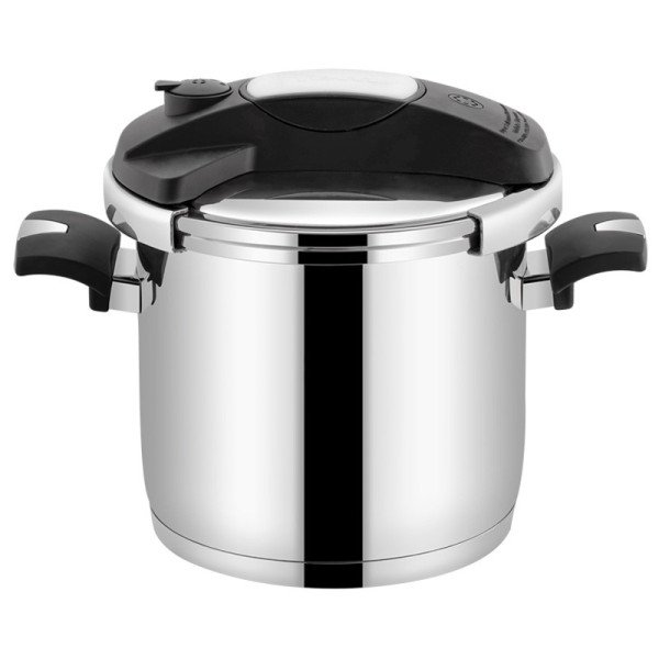 Cocotte autocuiseur 4 litres en acier inoxydable Cosmos - TEM Cocotte autocuiseur 4 litres en acier inoxydable Cosmos - TEM