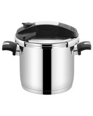 Cocotte autocuiseur 7 litres en acier inoxydable Cosmos - TEM Cocotte autocuiseur 7 litres en acier inoxydable Cosmos - TEM