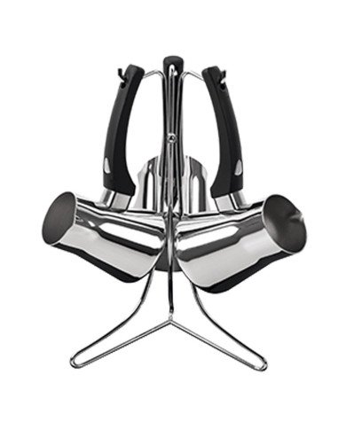 Set 3pcs Zezoua Turc (190-250-320ml) avec support en acier inoxydable Cosmos - TEM Set 3pcs Zezoua Turc (190-250-320ml) avec support en acier inoxydable Cosmos - TEM